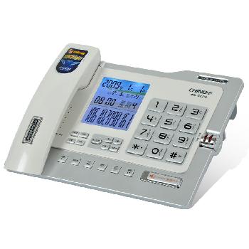 中諾（CHINO-E） G026 來電報號/長途鎖/黑名單功能電話機座機辦公/家用座機電話/固定電話座機 白色